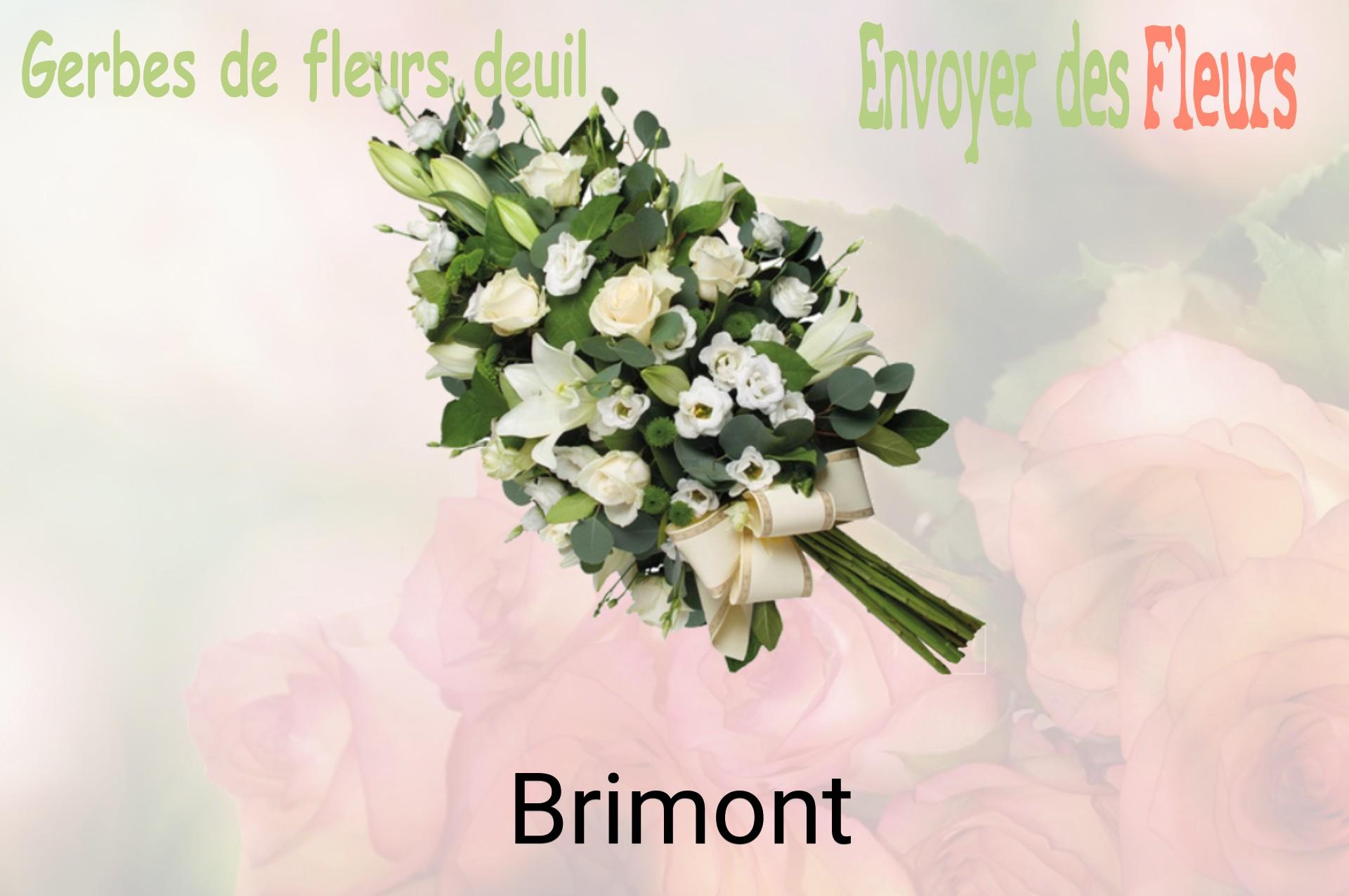Gerbe de fleurs de deuil livrée à Brimont